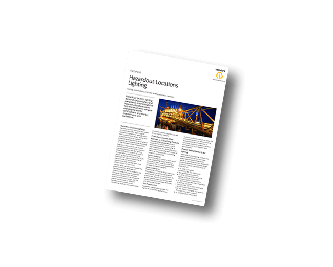 Hazardous Locations Lighting | Fact Sheet